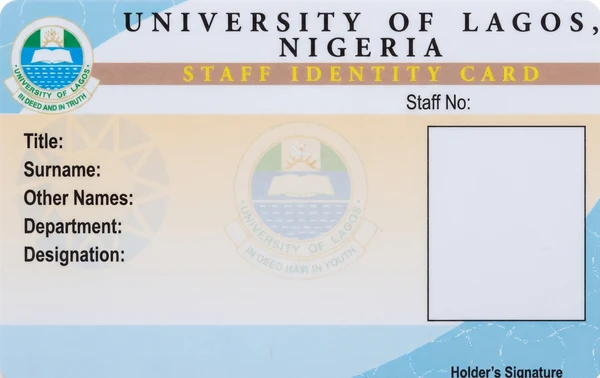 University of Lagos RFID card produced by CampusRFID