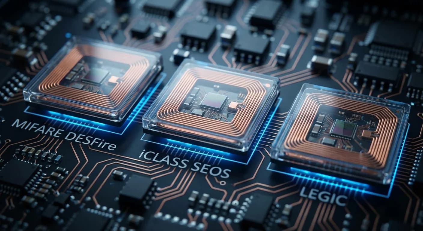 MIFARE DESFire EV3 vs iCLASS vs SEOS : Guide comparatif des puces pour cartes de campus